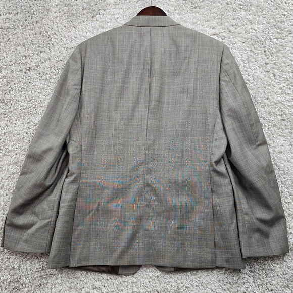 Ralph Lauren LRL Sport Coat Mens 40S Gray Check 2 Button Career Blazer Jacket - Picture 8 of 14
